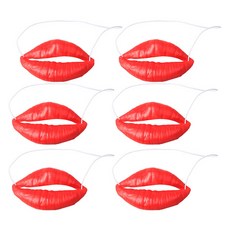 코믹 왕입술, 레드, 6개