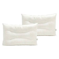 farfe 親膚羊毛頸枕, 白色, 2個