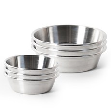 더나인 스텐 304 접시 1호 + 3호 세트, 실버, 3세트