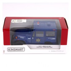 KiNSMAR 1971 Jeep DJ 5B 警車可動玩具 KT5433PR, 藍色, 1個