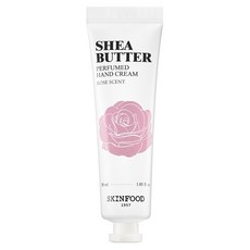 스킨푸드 시어버터 퍼퓸드 핸드크림 로즈향, 30ml, 1개