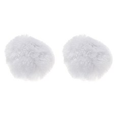 兔子尾巴, 白色, 2個