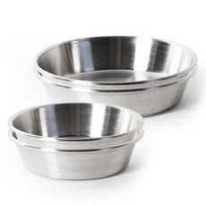 The Nine 304不鏽鋼餐盤 3號 + 6號 套組, 銀色, 2套