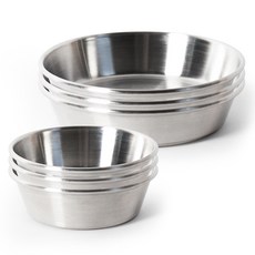 더나인 스텐 304 접시 2호 + 6호 세트, 실버, 3세트