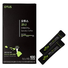 O2S 科納美式即溶咖啡粉, 1個, 100入, 100g