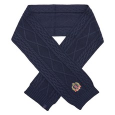 HARVARD KIDS 兒童哈佛預科生絞花針織圍巾 HJCTMFD44124