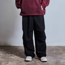 남성용 wool parachute trouser pants