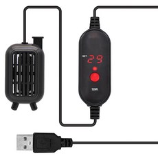 Canhu Aquarium 迷你暖爐型加熱器 附保護蓋 10W CA-10M, 1個