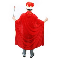 國王斗篷, 紅色, 1個