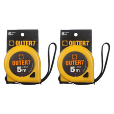 OUTER7 尺/公分兩用捲尺, 2個