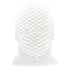 미펫 반려동물 스탠다드 실리콘 브러쉬, 화이트, 1개