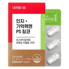 대원제약 대원헬스랩 인지 기억력엔 PS 징코 13.5g