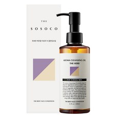 소소코 블랙헤드 제거 아로마 블렌딩 허브 클렌징 오일 중성 모든피부용, 1개, 200ml