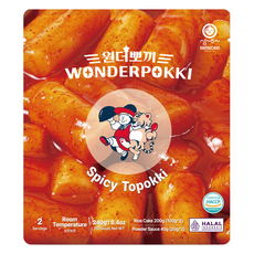 Samsiokki Wonderbbokki 香辣袋裝辣炒年糕, 240g, 1個