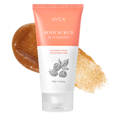 AVCA 身體磨砂膏 黑莓香, 1條, 180g