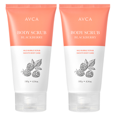 AVCA 身體磨砂膏 黑莓香, 2個, 180g