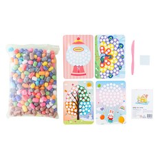 minhwashop 美術民畫迷你圓錐筒 + 4種圖案套組 S2400270, 1套, 混合顏色