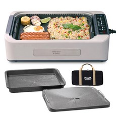 SMART BERRY K Grill 主機 白色 + 烤盤 + 多功能料理盤 + 電源線 + 專用收納袋, SBG-K01(白色)