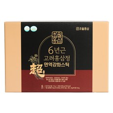 Chowolhongsam 6年根高麗紅蔘濃縮飲隨身包 30條入, 1個, 300g