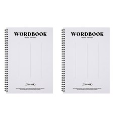 안테나샵 베이직 워드북 B5 4단형, 화이트, 2개 문구/오피스/노트/메모지 반품 최저가 10,110원