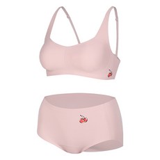 KIRSH 女款無鋼圈剪裁內衣+內褲組