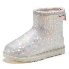 Bimbo Bimba 兒童閃亮毛絨靴