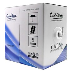 CableMate CAT.5e UTP DIY用 盒裝網路線 CM1071, 灰色, 1個