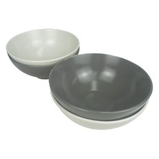 Paulers Sol 麵碗 2款 x 2入組, 1套, 奶油色, 灰色