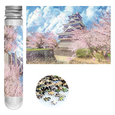 迷你小屋 試管裝高難度拼圖, 150件, 櫻花宮殿, 1個