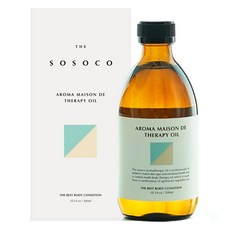 Sosoco Aroma Maison De乾性肌適用按摩身體油, 300ml, 1個