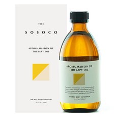 Sosoco Aroma Maison De油性肌適用按摩身體油, 300ml, 1個