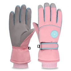 HARAROI 兒童雙手戴雪花滑雪手套