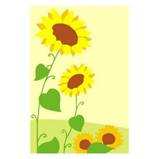 Momofix Painting DIY 數字油畫 10 x 15 cm, A10 迷你向日葵, 1個