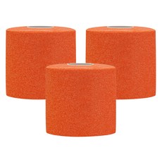 크리다 언더랩 근본 스포츠테이프 3.5cm x 20m 오렌지, 3개, 1개입