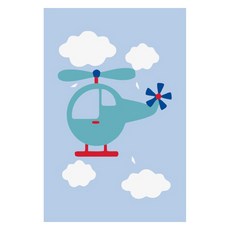 Momofix Painting DIY 數字油畫 10 x 15 cm, A37 直升機, 1個