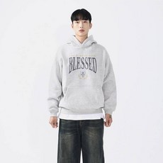 세인트페인 남녀공용 SP 블레스드 기모 오버핏 후드