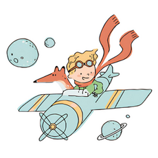 Momofix Painting DIY 數字油畫 10 x 15 cm, A36 飛翔的小王子, 1個