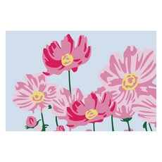 Momofix Painting DIY 數字油畫 10 x 15 cm, A26 大波斯菊, 1個