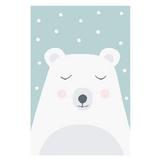 Momofix Painting DIY 數字油畫 10 x 15 cm, A31 白熊, 1個