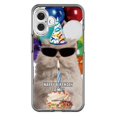 웨이브스튜디오 맥세이프 선글라스고양이 디자인 휴대폰 케이스