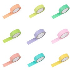 Graedada 彩色膠帶 10m, 混合色, 9個