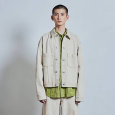 로드존그레이 남성용 volume denim trucker jacket