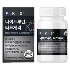 Pks Night Routine 酸櫻桃 36g, 1個, 60顆