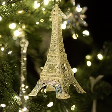 RYMD 聖誕樹裝飾品水晶, 艾菲爾鐵塔, 3個