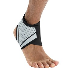 右腳踝用輕量加壓支撐帶 黑色, 1個