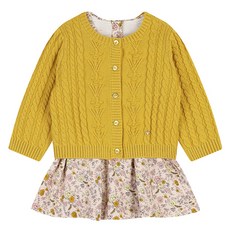 ETTOI 女童 Greville CDG 開襟衫 + 連身裙套組