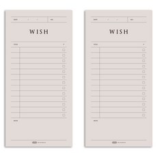 플레픽 팝업 메모 사인, 12 위시, 60매, 2개