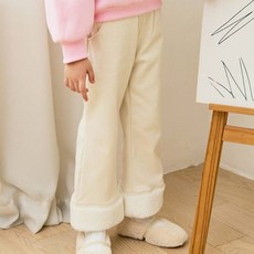 Bebezoo 女童雪花撞色喇叭褲