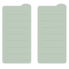 PLEPIC 便利貼系列 便利貼, 01 Week, 2本, 1本