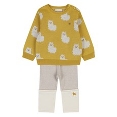 ETTOI 兒童Jeffrey Llama針織上下裝套組